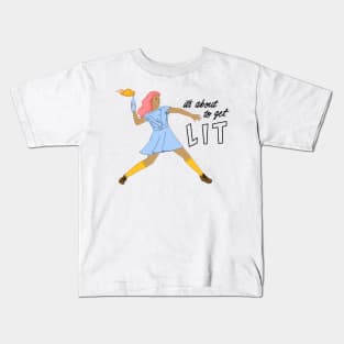 It's About to Get Lit Kids T-Shirt